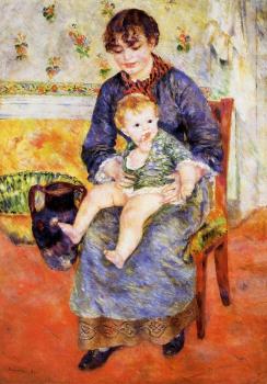 Pierre Auguste Renoir : Mother and Child